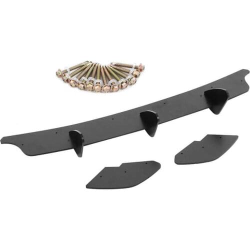 3pcs/set Matte Black Rear Bumper Diffuser Lip Spoiler With Side Splitters Fits for MK6 2009 2010 2011 2012 2013