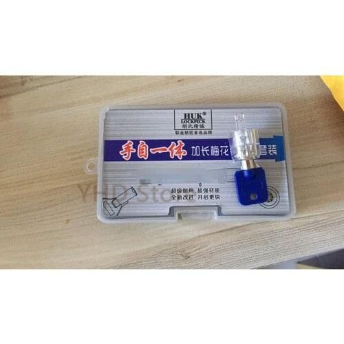 3pcs/lot New HUK Locksmith Tools 7 pin advanced tubular set for Padlock Tool Cross Tubular