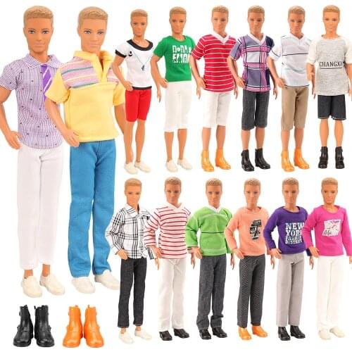 Freeshipping Cheap Item for Barbie Ken Doll Accessories Clothes Swimsuit Dress Shoes Crown Necklace DIY Birthday Gift Kids Toys