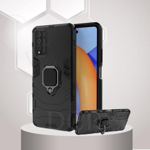 For Huawei Honor 10X Lite Case Honor 9S Armor Finger Ring Bracket Bumper Kickstand Case For Honor 9X Lite honor 9S Honor 9C 9A