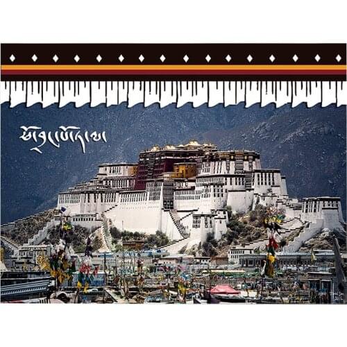 Home decorative wall cloth large wall tapestry fabric Wall carpet tibet potala wall carpet