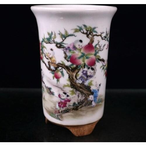 China seiko ceramic flower pot crafts statue
