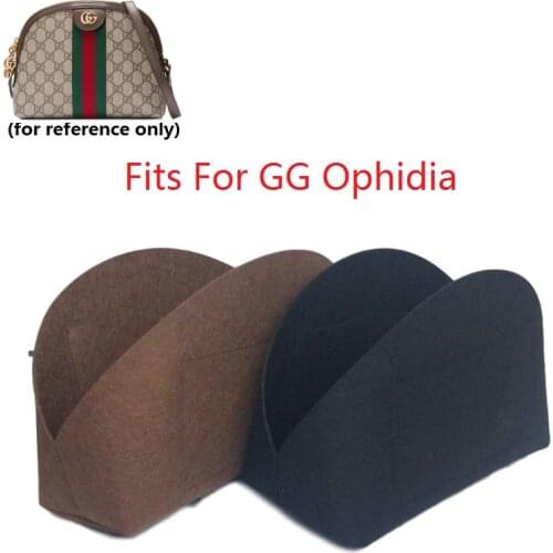 For GG Ophidia Shell Bags Purse Insert Organizer Makeup Handbag travel Organizer Inner Purse Cosmetic Bag