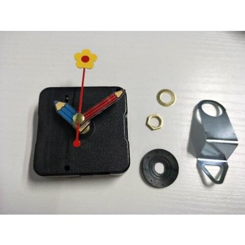 Pencial style creative style Stitch Silent Movement Quartz Clock Movement+hook Mechanism Repair Tools full accessories