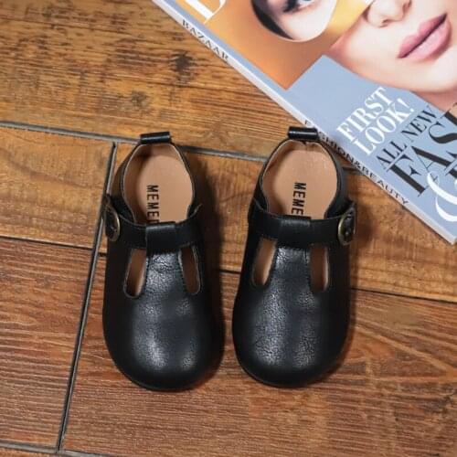 Dolakids baby princess shoes PU leather shoes spring Autumn casual soft shoes for girls 1-6 years