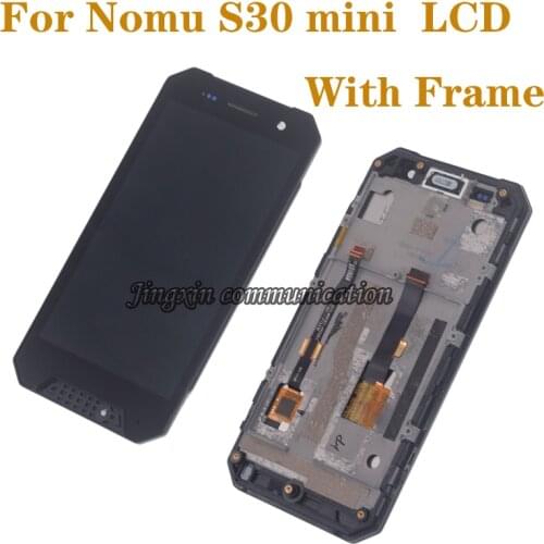 4.7" original display For NOMU S30 Mini LCD Display+Touch Screen Assembly Digitizer Glass Panel Replacement with frame + tools