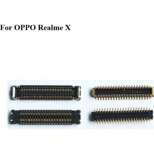 2pcs FPC connector For OPPO Realme X RealmeX LCD display screen on Flex cable on mainboard motherboard For OPPO Real me X