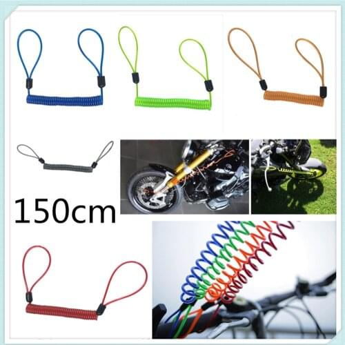150cm motorcycle burglar alarm reminder rope spring pull wire for YAMAHA FJR 1300 R6S CANADA VERSION R6S USA VERSION 200