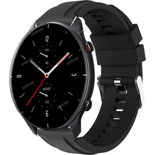 22mm Silicone Watchband For Huawei GT GT2 46mm Bracelet For Samsung Galaxy watch 3 45mm Wriststraps for Amazfit GTR 2E Correa