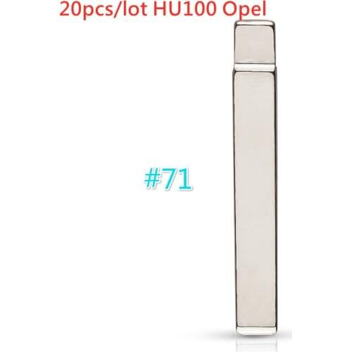 20pcs/lot KEYDIY Universal Remotes Flip key Blade 71# HU100 for Opel for Buick for Chevrolet