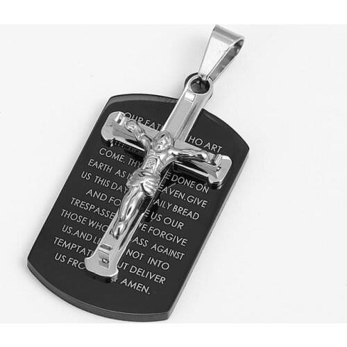 High grade pendant cross of Jesus Cross Necklace for Men and Women Pendant Jesus Cross Necklace Couple Necklace Jewelry
