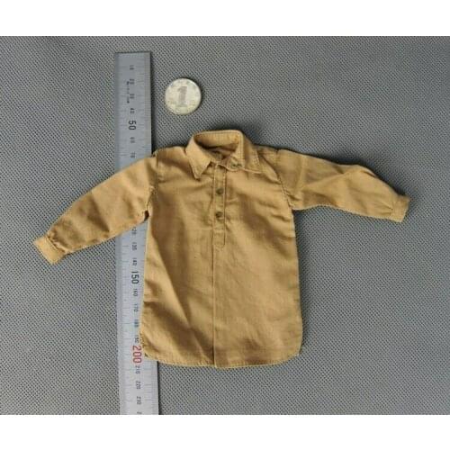 1/6 Figure Sand Mens Clothing Long sleeve Shirt For 12" Male Body Doll
