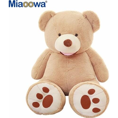 1Pc 100cm America Giant Teddy Bear Plush Toys Soft Teddy Bear Outer Skin Coat Popular Birthday&Valentines Gifts Girls Kids Toy
