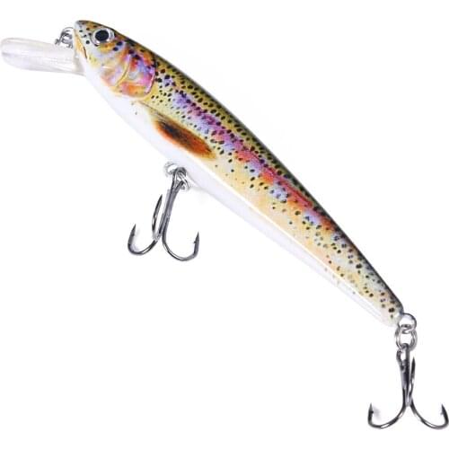 1PCS 11cm 11g Fishing Lure Quality Minnow Lure 3D Eyes Plastic Hard Bait Pesca Artificial Jig Wobblers Crankbait Fishing Bait
