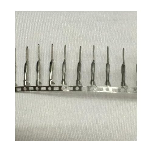 100pcs Dupont Male Pin Crimp Pin Jumper Terminal Connector Terminal Metal 2.54mm