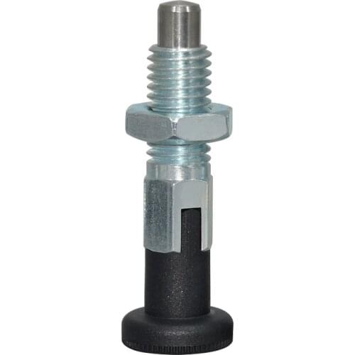 2PCS/LOT Carbon Steel Self Locking Index Plunger Pin with Self Locking Function For Dividing Head M6/M8/M10/M12/M16/M20