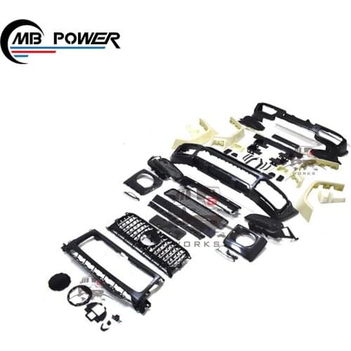 2019 G CLASS W464 W463A g500 g63 to B style body kit for W464 W463A g350 g500 g63 to B style bumpers spoiler hood scoop wings