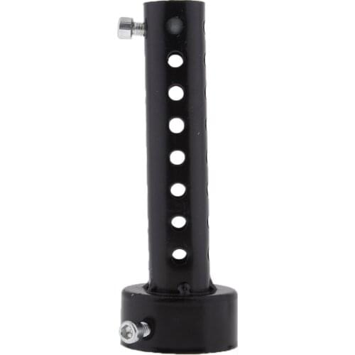 2 x 48mm Black Stainless Steel Motorcycle Exhaust Can Muffler Insert Baffle DB Killer Silencer Adjustable