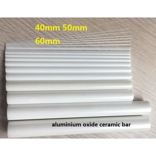 40mm 50mm 60mm mirror surface aluminium oxide ceramic bar AlO PIN GAGE aluminum oxide Corundum ceramic stick alumina ceramic rod