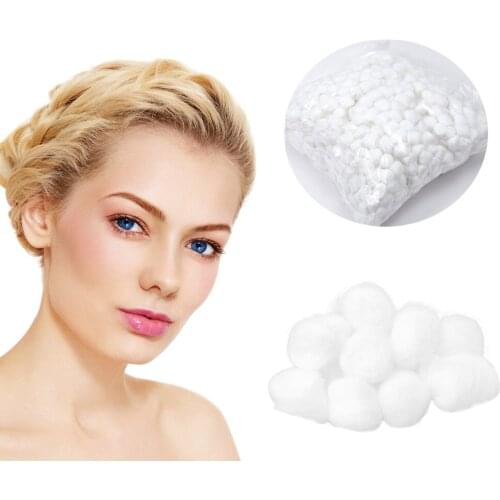 400G Cotton Balls Fragrance & Chlorine-Free 100% Biodegradable Jumbo Absorbent Jumbo Cruelty-Free Nail Make-up Removal