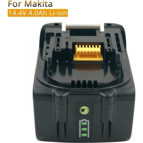 With LED Cordless Power Tools Rechargeable Battery 14.4V 4000mAh Lithium for Makita 14.4V battery BL1415 BL1430 BL1440 194559-8