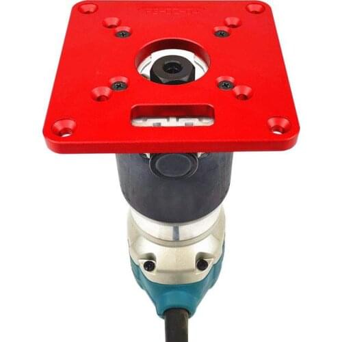 Aluminium Router Table Insert Plate Woodworking Benches Wood Router Trimmer Models Engraving Machine for RT0700C Universal