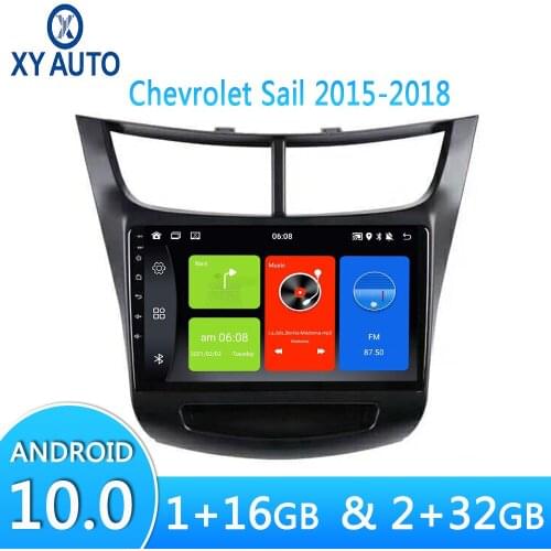 9 Inch Android 10 Car Radio For Chevrolet Sail 2015-2018 With Multimedia Video Player Stereo Navigation GPS Navigator Bluetooth
