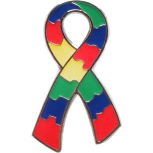 Free ship (300pcs/lot) 28mm mixed color Ribbon pin badge accessory gifts(Iron+epoxy +butterfly button back)