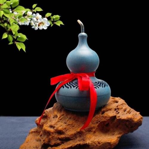 Pure copper incense burner Buddhas ornament gourd shap Creative business gift decorative home accessories and furniture