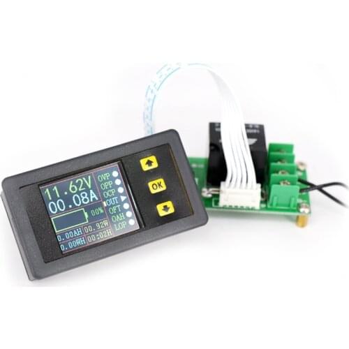 Digital Voltmeter Ammeter Power Current Tester Voltage Amp Meter DC 0-10A-20A 4 Byte Red LED Dual Display VAM9020