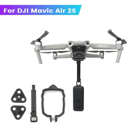 Extended Bracket Adapter Holder for DJI Mavic Air 2 Accessories Mount Adapter for 360 VR Camera GoPro8 Upper Mount Adapter