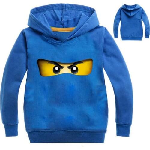 2019 Boys Sweatshirts Legoes Long Sleeved T-Shirts Baby Ninjago Girls Hoodies Children Spring Autumn Clothes Toddler Outerwear