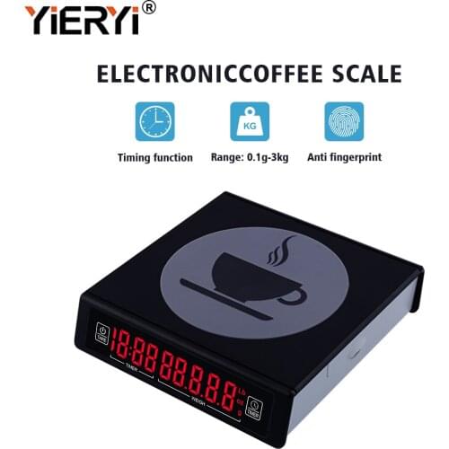 Yieryi 3kg/5kg Electronic Scales 0.1g Hand Coffee Scale With Timer Portable Electronic Digital Kitchen Scale