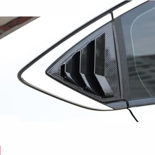 Rear Window Triangle shutter Blind Decorated Frame Cover For Buick Regal 2017 18 19 AAA503