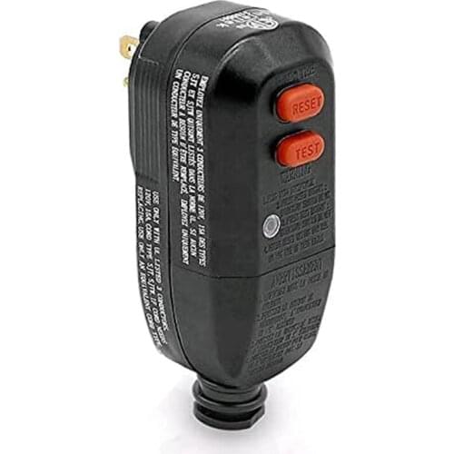 GFCI Replacement Plug Assembly 3-Prongs 15A 3-Wires with Ground Fault Circuit Interrupter Safety RCD Protection US Plug