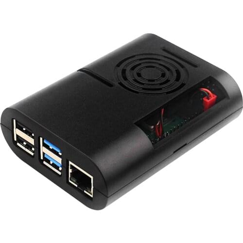 ABS Case for Raspberry Pi 4B Black Transparent Shell Easy Intall High Quality Enclosure for Raspberry Pi 4 Model B 2GB 4GB 8GB