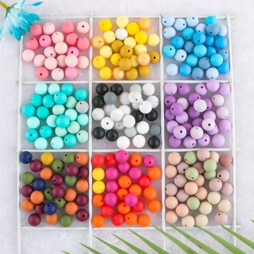 Kovict 9mm 1000pcs Round Silicone Beads Perle Silicone TeethingFor Jewelry Making Baby Products DIY Silicone Rodend