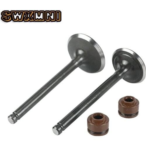 Lifan 125cc Motorcycle Intake exhaust valves with Oil Sea kit For 52.4mm Bore Horizontal Engines Dirt Pit Bikes Parts ATV PARTS