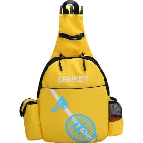 Fashion Chest Bag Tennis Racket Bag Waterproof Horizontal Bag Women‘s Single Shoulder Bag Travel Sports Large Capacity Backpack