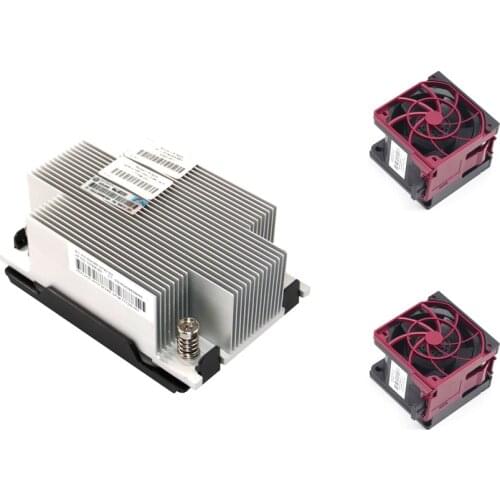 FOR HP DL380 G9 DL380p G9 DL388 G9 Xeon CPU Kit, Heatsink 747608-001 & 2 Fans 747597-001/777286-001