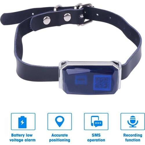 New Arrival IP67 Waterproof Pet Collar GSM AGPS Wifi LBS Mini Light GPS Tracker for Pets Dogs Cats Cattle Sheep Tracking Locator