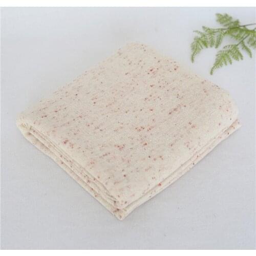 Pastel Beige Newborn Fabric Backdrop Speckled Blanket Baby Posing Background Swaddle Knit Blanket Beab Bag Covering Studio Props