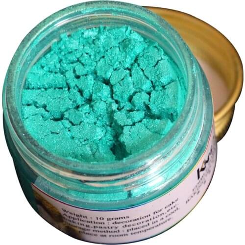 Edible Food Coloring Pigment Aquamarine Food Powder in Baking Pastry Cake Decorations Colorant Comes