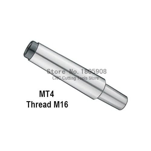 Reducing Drill Sleeve MT4 to B18 Morse Taper Shank Drill Chuck Arbor Drilling Lathe Machine Capacity 3-16mm End Thread 16mm