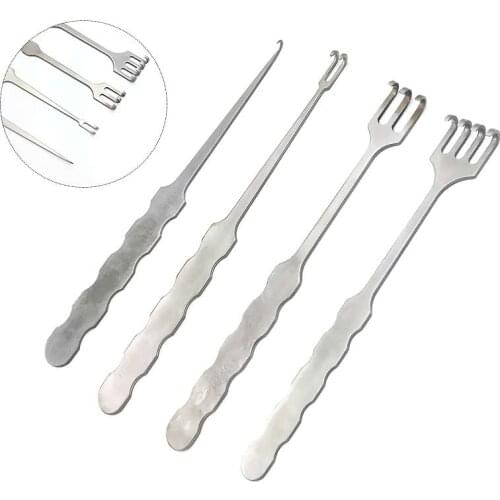 Stainless Steel Skin Retractor Tissue Retractor Hip Retractors Autoclavable Orthopedics Pet Instrument