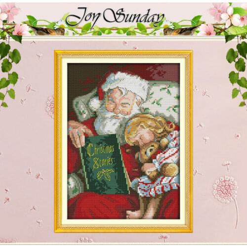 Christmas story Pattern Counted Cross Stitch 11CT 14CT Cross Stitch Set Wholesale Cartoon Cross-stitch Kit Embroidery Needlework
