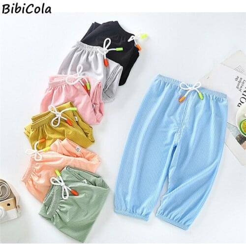 Baby Pants Boys Girls Solid color Cotton Loose Kids Children PP Casual Leggings Clothing Harem Trousers Home service pants