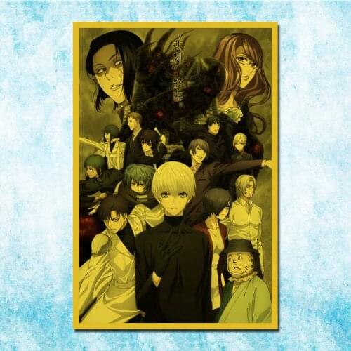 Japanese Anime Tokyo Ghoul Art Silk Poster Canvas Retro Print For Home Room Decor-030