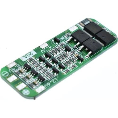 3S 20A 18650 Li-ion Lithium Battery Charger PCB BMS Protection Board For Drill Motor 12.6V Lipo Cell Module 64x20x3.4MM