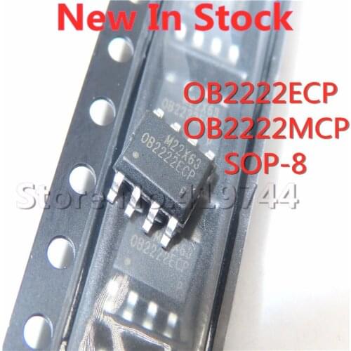 5PCS/LOT OB2222 OB2222ECP OB2222MCP SOP-8 power management chip In Stock NEW original IC